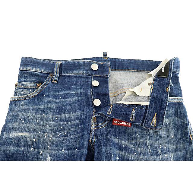 DSQUARED2 Sexy Twist Jean 44 ダメージ ペイント DSQUARED2（ディースクエアード） DSQUARED2 Sexy Twist Jean セクシー