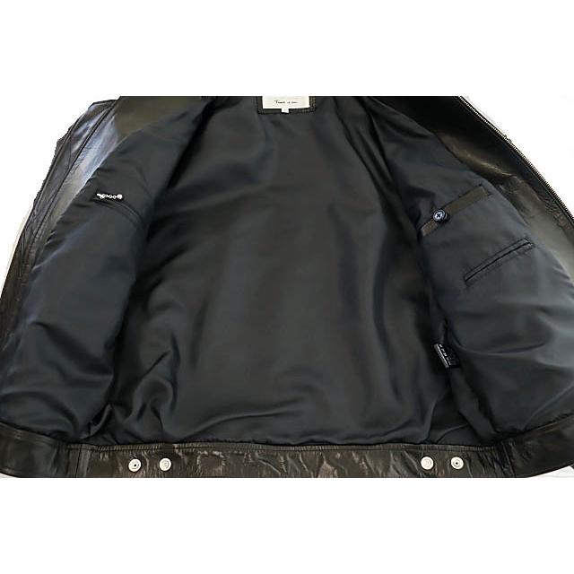 TIME IS ON タイムイズオン ZIAS LEATHER JACKET cow leather カウ