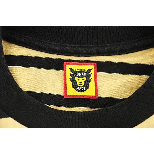 ヒューマンメイド HUMAN MADE STRIPED L/S T-SHIRT ロゴ ハート