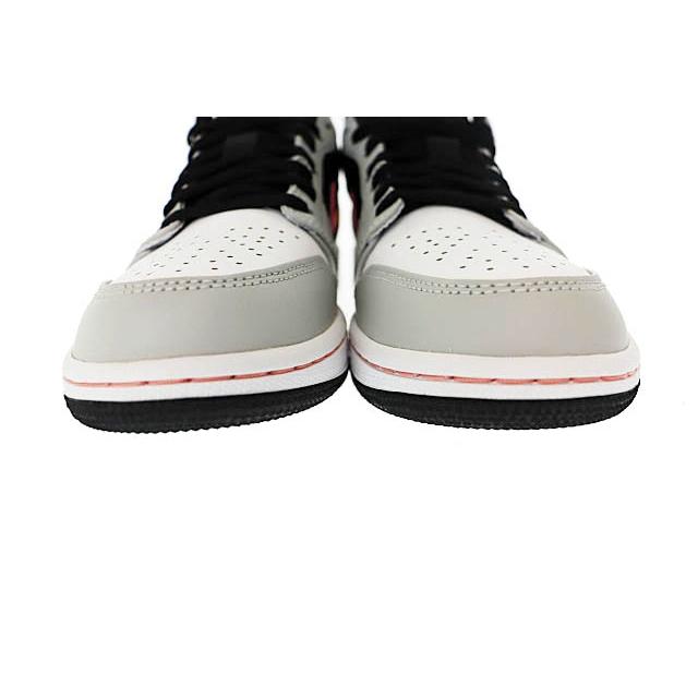 NIKE（ナイキ） NIKE AIR JORDAN 1 LOW black bleached coral-grey fog