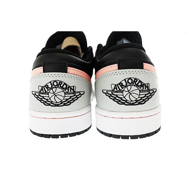 NIKE（ナイキ） NIKE AIR JORDAN 1 LOW black bleached coral-grey fog
