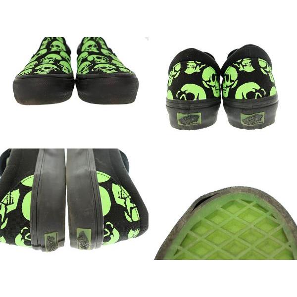 VANS（ヴァンズ） バンズ VANS SKATE SLIP-ON Glow Skulls スケート 