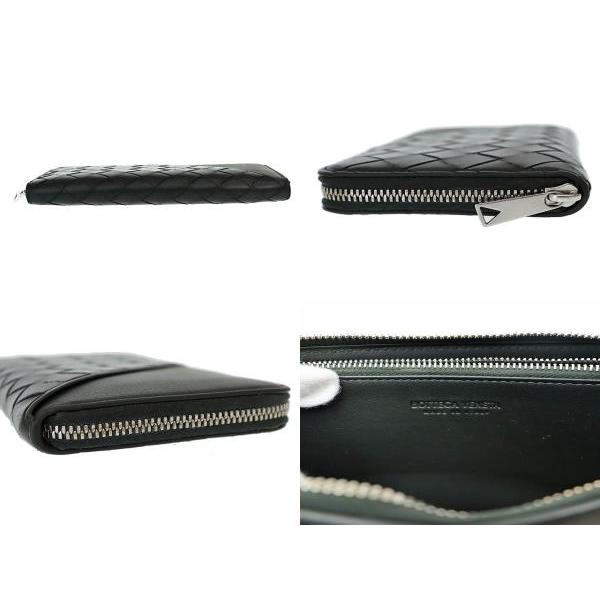 【定価15万/美品】ボッテガ イントレ ダイアゴナル ジップアラウンドウォレット BOTTEGA VENETA（ボッテガ・ヴェネタ） イントレチャート ダイアゴナル