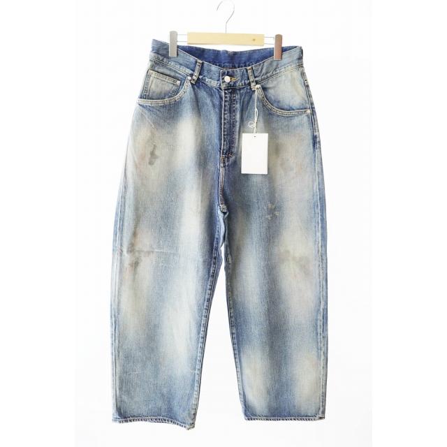 【中古】ANCELLM アンセルム INDIGO ダメージ加工 テーパード デニム パンツ ANC-PT93-A AGING01 2 インディゴ ■ ANCELLM アンセルム INDIGO ダメージ加工 テーパード デニム パンツ