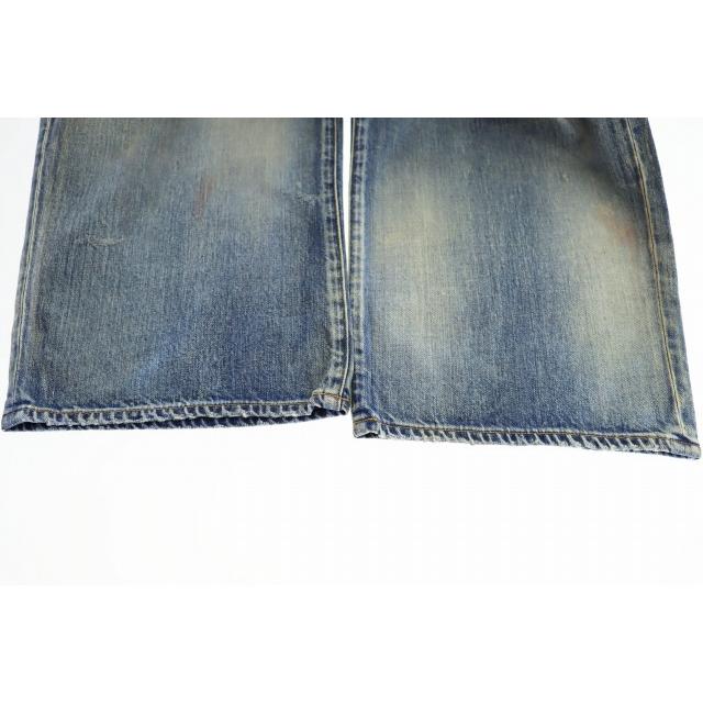 ANCELLM アンセルム INDIGO ダメージ加工 テーパード デニム パンツ