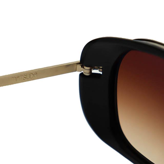 【中古】MATSUDA マツダ M3023 ティアドロップ ツーブリッジ サングラス 52□16-145 ブラック ゴールド▲■251005 MATSUDA マツダ M3023 ティアドロップ ツーブリッジ サングラス 52□16