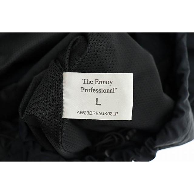 【中古】ザエンノイプロフェッショナル 23AW スタイリスト私物 ナイロン トラック スーツ ジャケット L黒 251003 ザエンノイプロフェッショナル The ennoy Professional 23AW