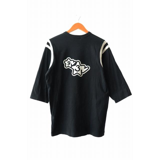 A BATHING APE（アベイシングエイプ） プリント 7分袖 Tシャツ M 黒 