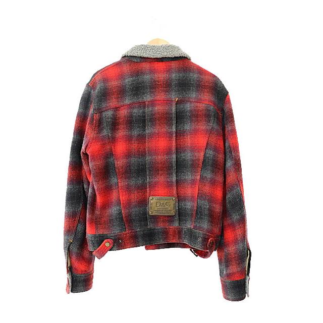 DOLCE&GABBANA ドルチェ&ガッバーナ ドルガバ ロゴプレート 襟ボア