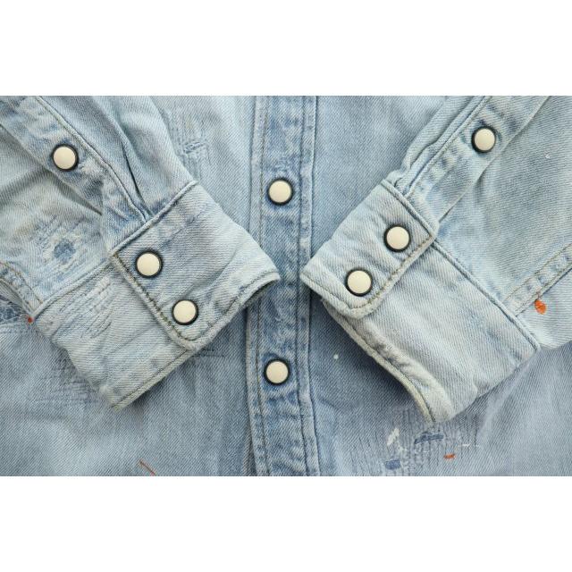 未使用品 ロンハーマン Ron Herman 17SS ペイント デニム ウエスタン