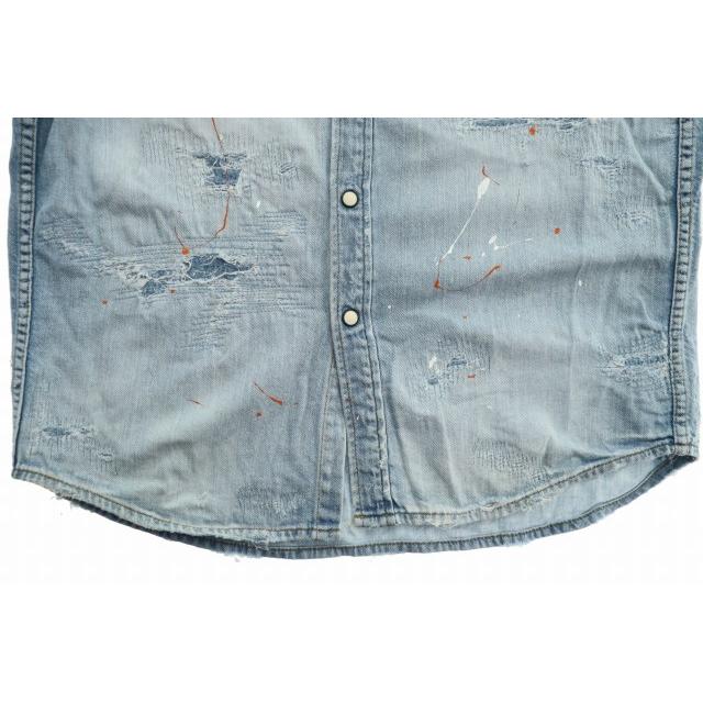 未使用品 ロンハーマン Ron Herman 17SS ペイント デニム ウエスタン