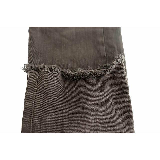 【中古】アンダーカバー UNDERCOVER 22SS 裾断ち切り デニム パンツ スリム ジーンズ UC1B4510 2 茶ブラウン 251026 アンダーカバー UNDERCOVER 22SS 裾断ち切り デニム パンツ スリム