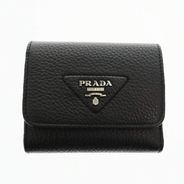 PRADA（プラダ） ヴィッテロダイノ レザー ミニウォレット 三つ折り