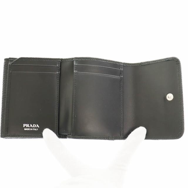 PRADA（プラダ） ヴィッテロダイノ レザー ミニウォレット 三