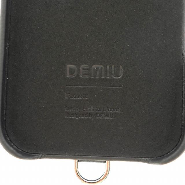 DEMIU デミュウ BALLON iphone16 バロン アイフォンケース 黒 ブラック