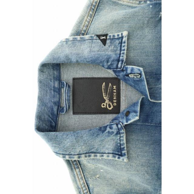 デンハム DENHAM AMSTERDAM GRLV ダメージ加工 ペンキ加工 デニム