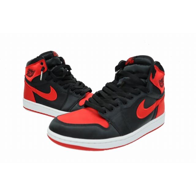 NIKE（ナイキ） NIKE WMNS AIR JORDAN 1 RETRO HI OG SATIN BRED エア