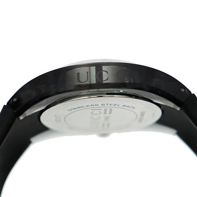 グッチ GUCCI SYNC シンク クォーツ ウォッチ 腕時計 YA137107A 137.1 ブラック シルバー ブランド古着ベクトル 中古☆AA★▲■251122 メンの画像