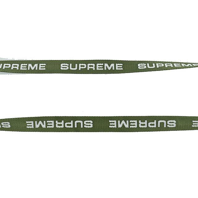 Supreme シュプリーム SUPREME 22AW Shoulder Bag Olive ロゴ ライン  