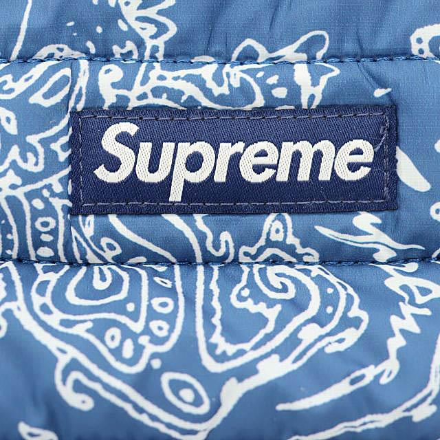 Supreme（シュプリーム） SUPREME 22AW Puffer Side Bag Blue Paisley