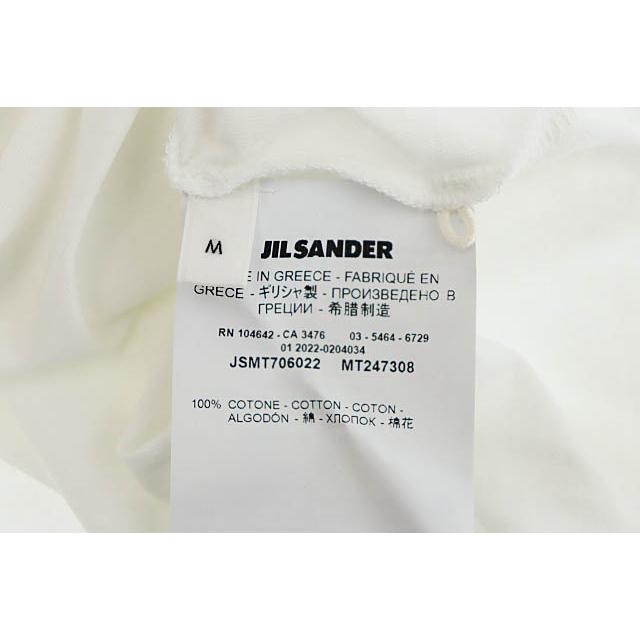 【中古】ジルサンダー JIL SANDER 無地 モックネック 半袖 Tシャツ JSMT706022 MT247308 M 白ホワイト251101 メンズ ジルサンダー JIL SANDER 無地 モックネック 半袖 Tシャツ JSMT706022