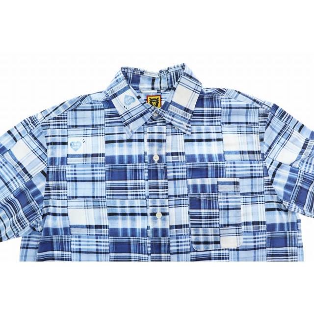 HUMAN MADE マルチカラーパッチワークシャツ L ヒューマンメイド HUMAN MADE PATCHWORK S/S SHIRT パッチ ワーク