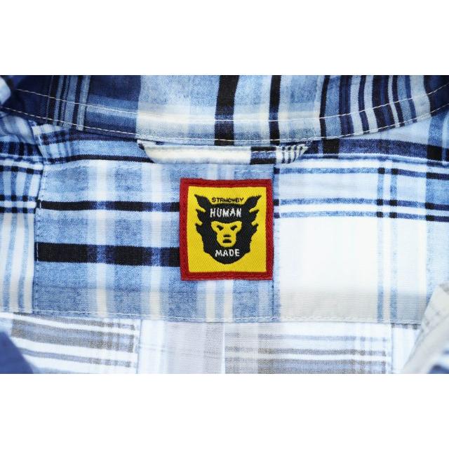 HUMAN MADE マルチカラーパッチワークシャツ L ヒューマンメイド HUMAN MADE PATCHWORK S/S SHIRT パッチ ワーク