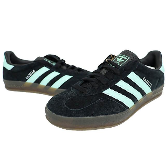 adidas Gazelle ブラック/ミント adidas GAZELLE INDOOR CORE BLACK/CLEAR MINT/GUM（アディダス ガゼル