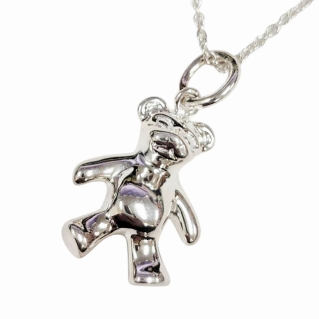 Tiffany & Co. テディベアチャーム シルバー ティファニー TIFFANY & CO. テディベア クマ ペンダント ネックレス
