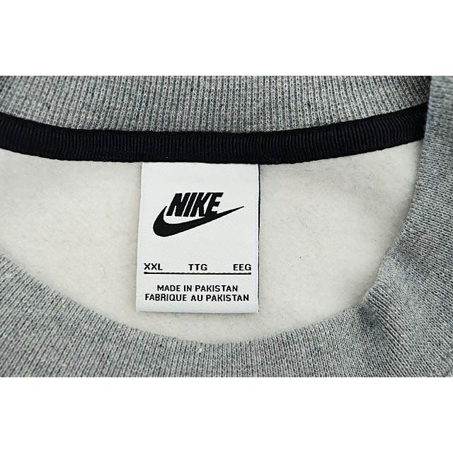 NIKE（ナイキ） ×STUSSY ステューシー Fleece Crew Grey ロゴ刺繍