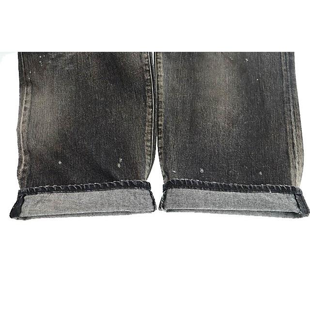 ANCELLM アンセルム 25AW AGING01 BLACK ダメージ加工 ワイド デニム