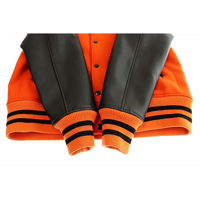 ダブルタップス WTAPS 18AW CLUB JACKET ロゴ 袖レザー 中綿 クラブ