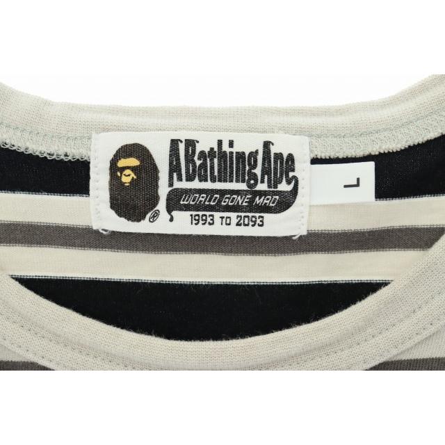 A BATHING APE（アベイシングエイプ） ロゴ パッチ ボーダー ロング