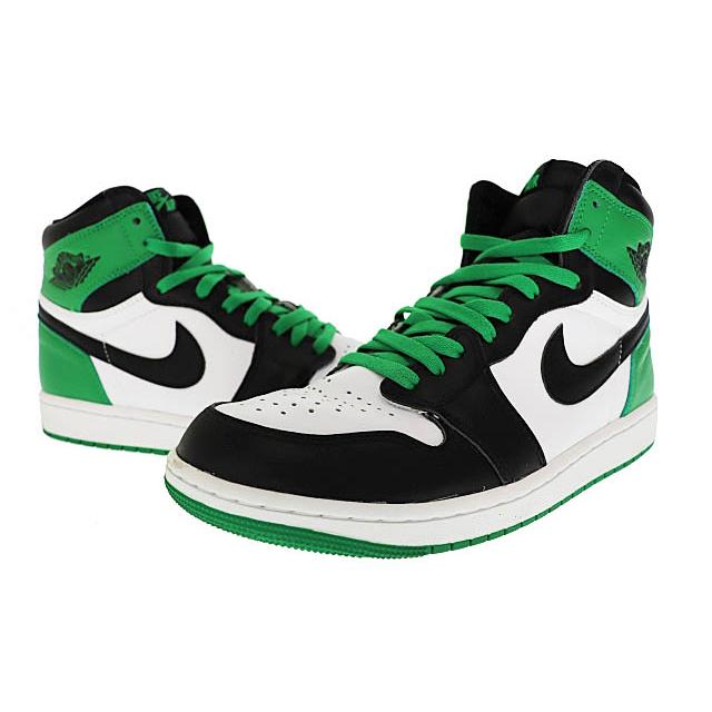 ナイキ GS エアジョーダン1 ハイ レトロ OG グリーン ブラック 2023 NIKE（ナイキ） NIKE AIR JORDAN 1 RETRO HIGH OG Celtics Black and