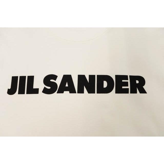 ジルサンダー JIL SANDER ロゴ プリント 長袖 Tシャツ J02GC0107 XS 白
