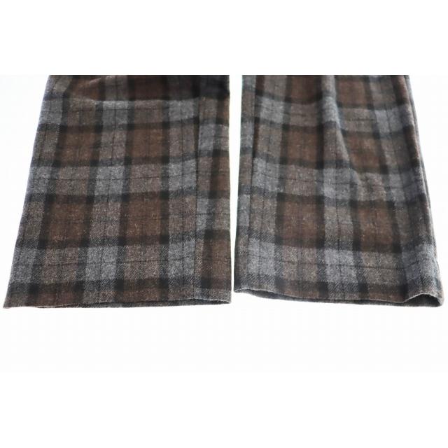 ディガウェル DIGAWEL 25AW Side adjuster pants チェック柄 サイド