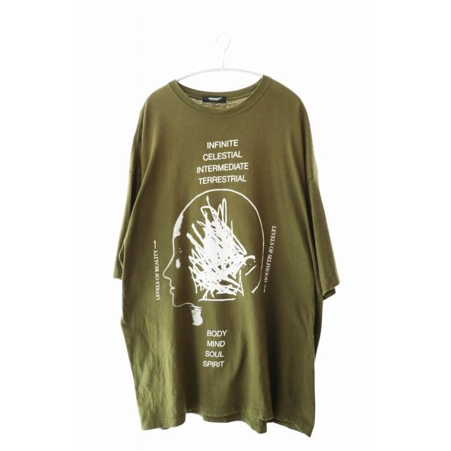 アンダーカバー UNDERCOVER 22SS OVERSIZE S/S TEE OLIVE UC1B4893-2