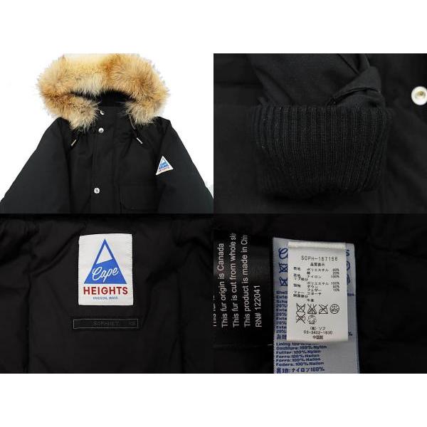 Cape Heights × SOPHNET. / ダウンジャケット/BRIGHTWOOD/XS/ポリエステル/BEG/無地/SOPH-167156 ソフネット SOPHNET. ×Cape HEIGHTS ケープハイツ 16AW BRIGHTWOOD