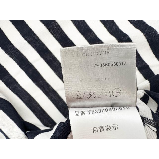 Dior Homme 07SS「エディ期」ノースリーブTシャ ディオール Dior HOMME 07SS エディ期 ボーダー ノースリーブ タンク
