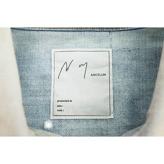 【中古】ANCELLM アンセルム 25AW LAYERING COLOR DENIM JACKET レイヤリング カラー デニム ジャケット 1■251124 ANCELLM アンセルム 25AW LAYERING COLOR DENIM JACKET レイヤリング