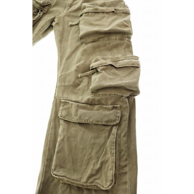 ZARA パンツ　デニム　ユーティリティ　カーゴ　US海外　 完売品　サイズ38 ZARA ユーティリティカーゴ デニムパンツ ウォッシュブラック