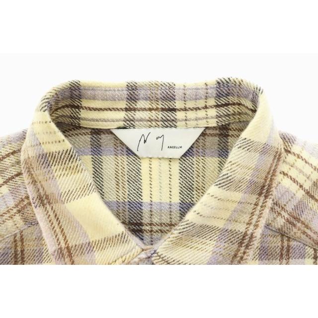 ANCELLM アンセルム 25AW NEL CHECK OVER WORK SHIRT ネル チェック