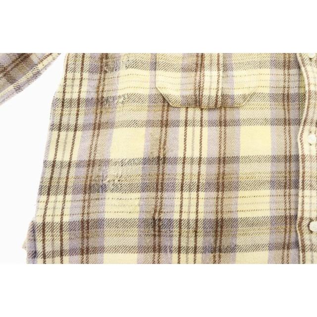 ANCELLM アンセルム 25AW NEL CHECK OVER WORK SHIRT ネル チェック