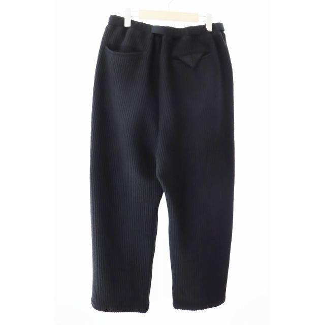 ANCELLM アンセルム 25AW WOOLCORD BELTLESS SLACKS ウール コード