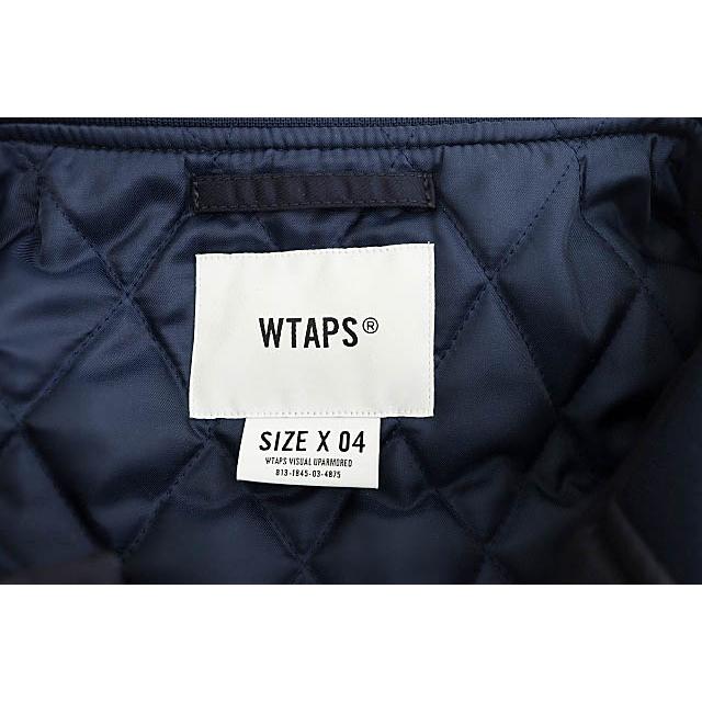 ダブルタップス WTAPS 21AW TEAM JACKET NYLON.TWILL ボーン刺繍
