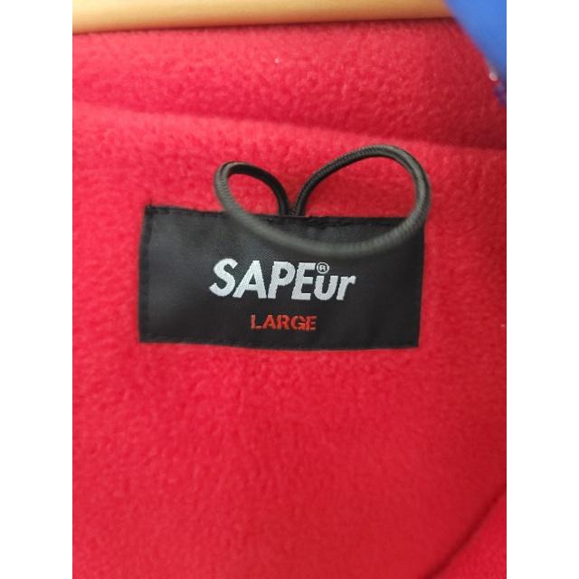 【中古】SAPEur サプール FUTURE PILE JACKET フューチャー パイル ジャケット L 白 ホワイト SAPEur サプール FUTURE PILE JACKET フューチャー パイル ジャケット