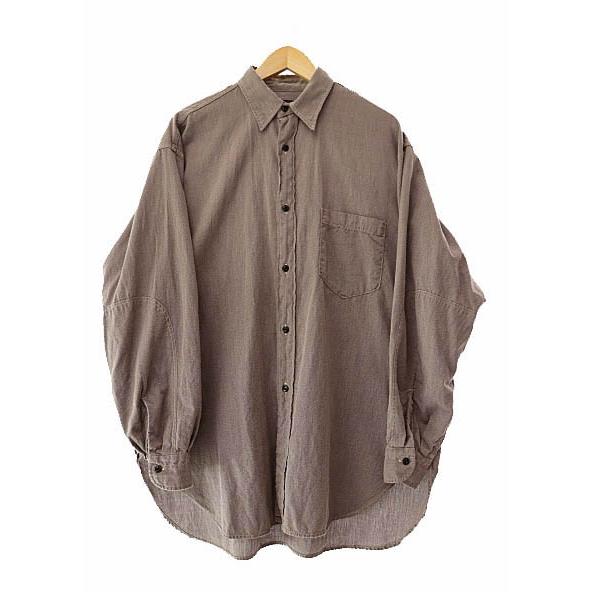 【中古】コモリ COMOLI 24SS ヨリ杢 ワークシャツ 長袖 シャツ Z01-02004 2 グレー 251217 メンズ コモリ COMOLI 24SS ヨリ杢 ワークシャツ 長袖 シャツ Z01-02004 2