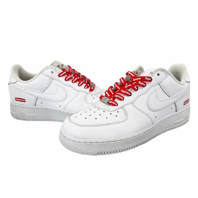 Supreme（シュプリーム） ×NIKE ナイキ AIR FORCE 1 LOW SP WHITE エア