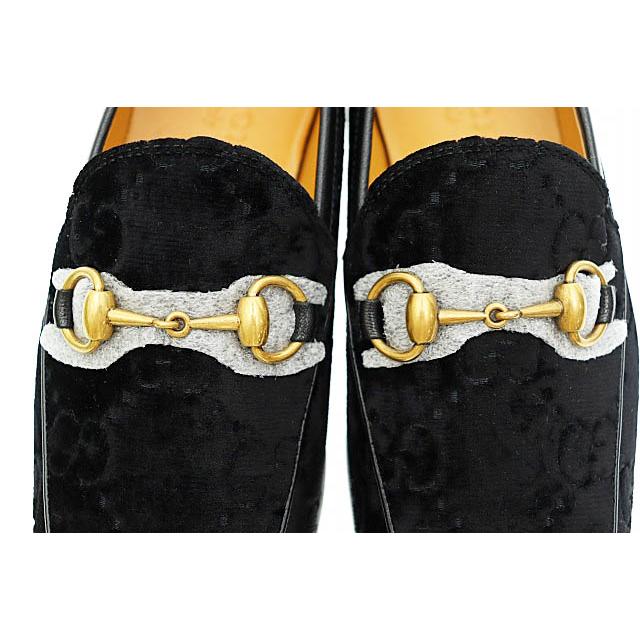 GUCCI（グッチ） ヨルダーン GG ベルベット ベロア ホースビット