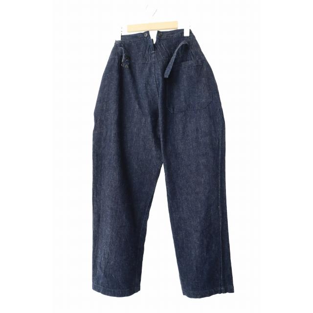 コモリ COMOLI 24SS デニム オーバーロング パンツ ミリタリー